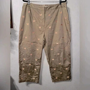 Style & CO Woman Stretch Cropped Pants Size 18W